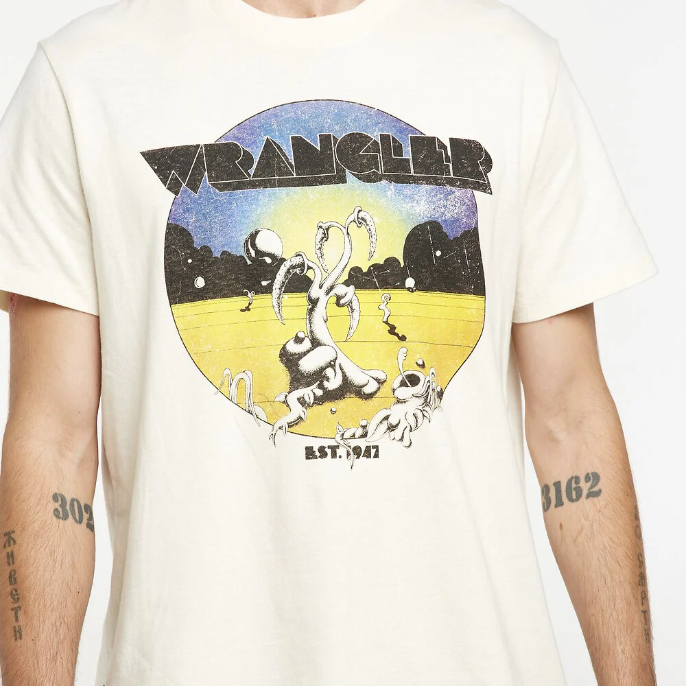 WranglerMens Only Place Tee - Ecru - Image 4