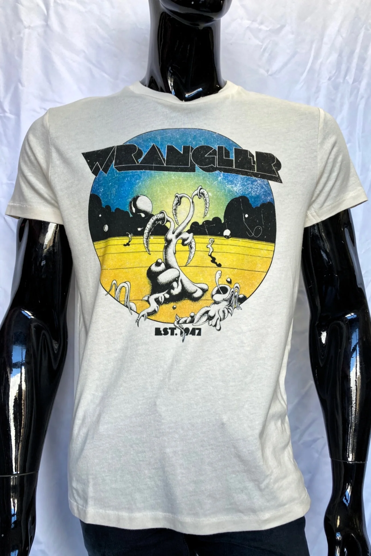 WranglerMens Only Place Tee - Ecru - Image 5
