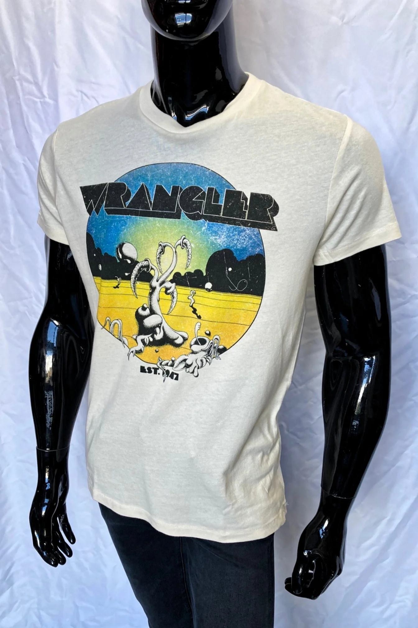 WranglerMens Only Place Tee - Ecru - Image 6